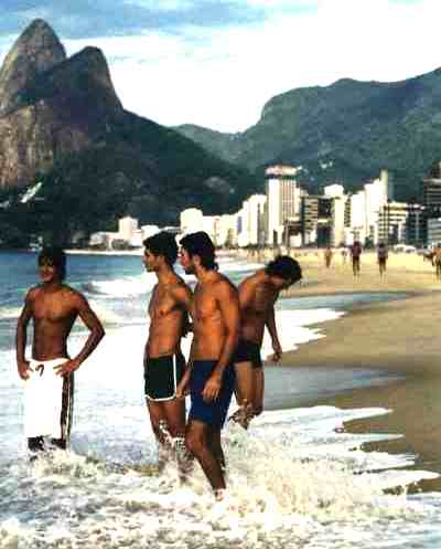 Brazil Rio Ipanema Beach Men 