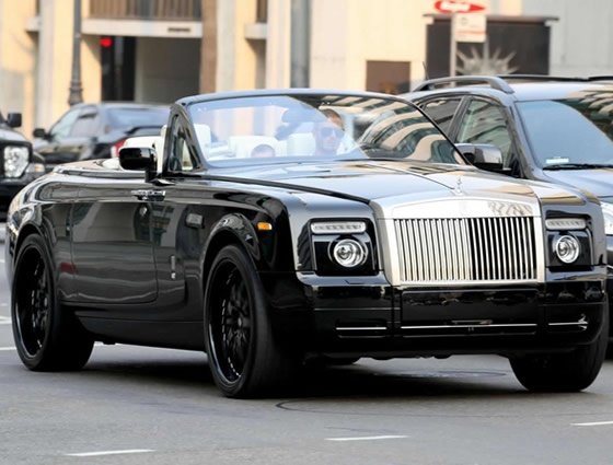 Dav d Beckham Rolls Royce Phantom Drophead Coup