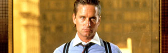 Michael Douglas as Gordon Gekko