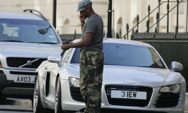 Ian Wright Audi R8 London