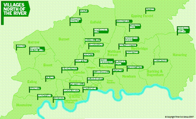 London Villages North of the River