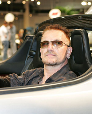 Bono Electric Tesla Supercar in Monaco Tax Haven