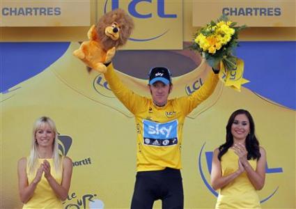 Bradley Wiggins Tour de France winner 2012