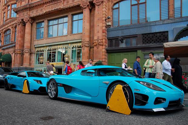 Harrods London Qatar Sports Cars