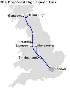 High Speed Rail Map