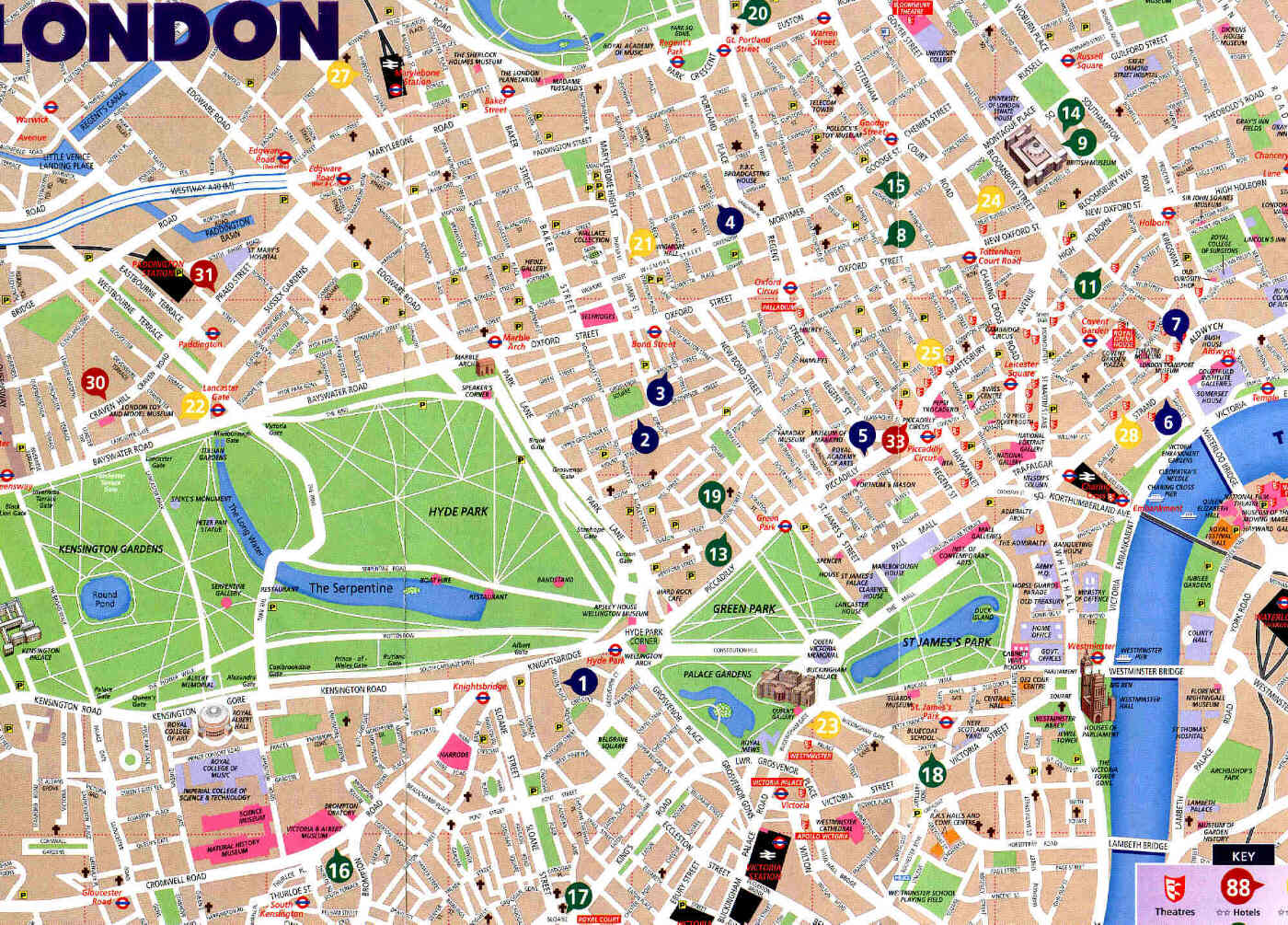 Street Map Central London