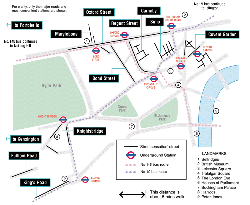 london-tourist-walk-map
