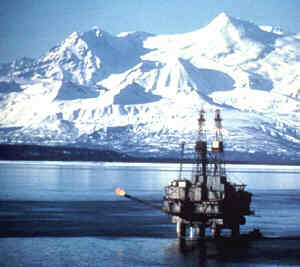 oil-rig-cook-inlet-alaska-usa-with-gas-flare