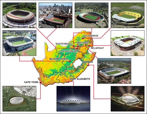 South Africa World Cup 2010 Stadiums